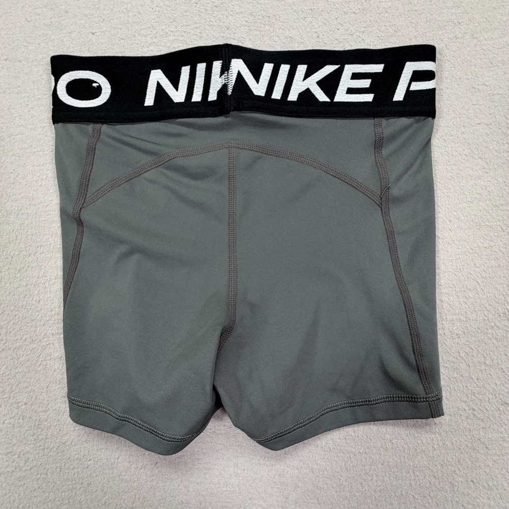 Nike Women Shorts Compression Grey Dri-FIT Pro 3 Inch Inseam XS - Picture 8 of 9
